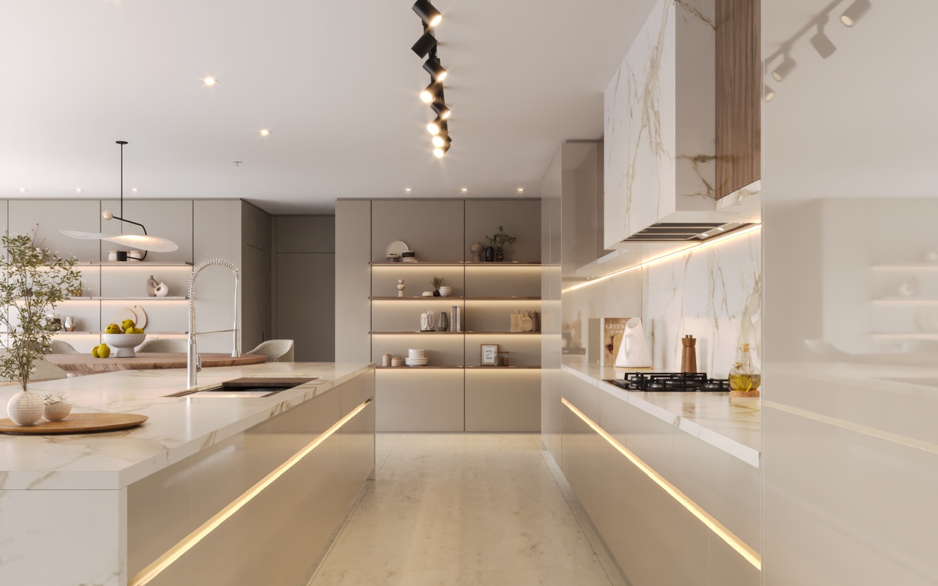 Cozinha Hommes com acabamento refinado